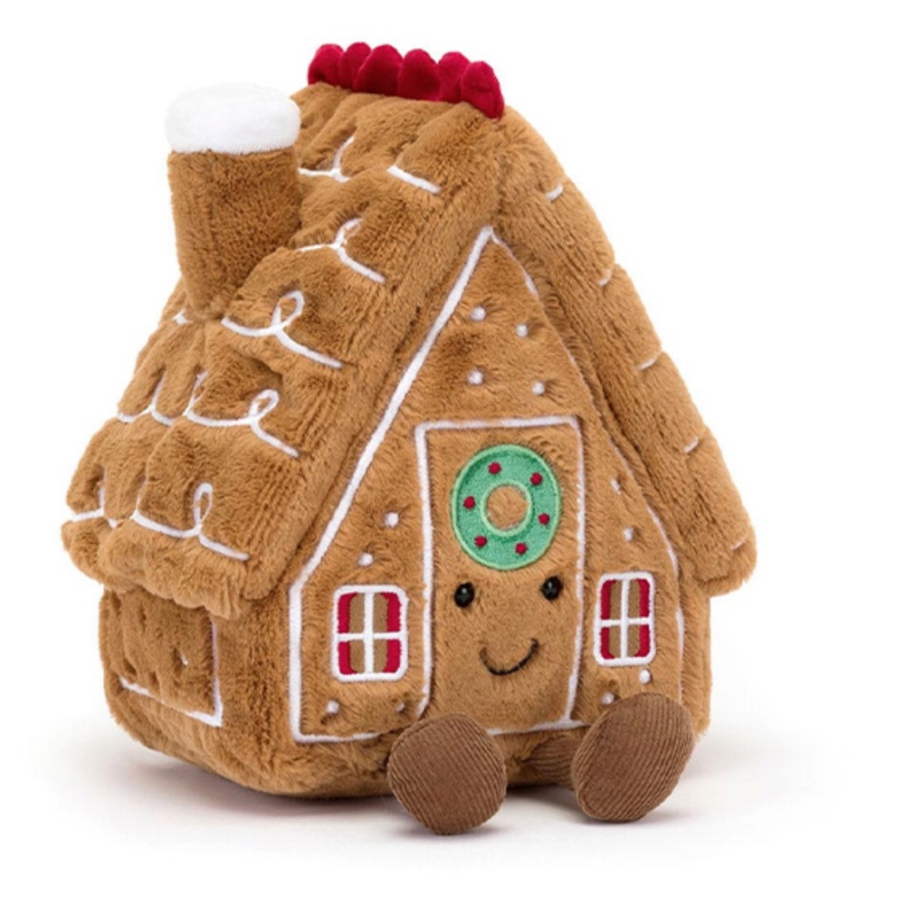 Jellycat Amuseables Gingerbread House plush